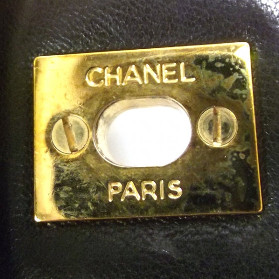Chanel Lambskin Medium Double Flap Black 10 of 13