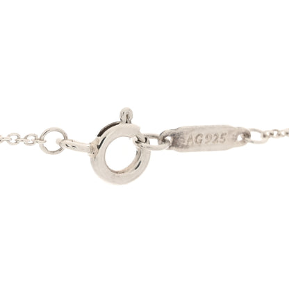 Tiffany Sterling Silver Mom Heart Tag Key Pendant Necklace 5 of 7