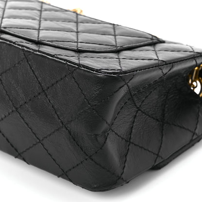 Chanel Aged Calfskin Quilted 2.55 Reissue Mini Flap Black 12 of 13