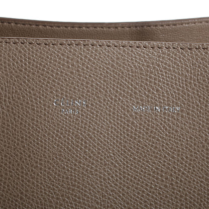Celine Grained Calfskin Small Horizontal Cabas Phantom Taupe 6 of 9