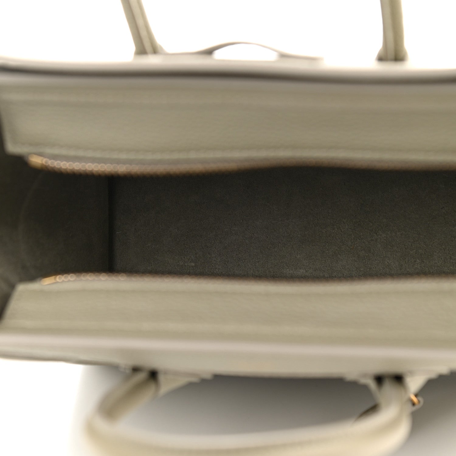 Celine Drummed Calfskin Nano Luggage Army Green 5 of 10