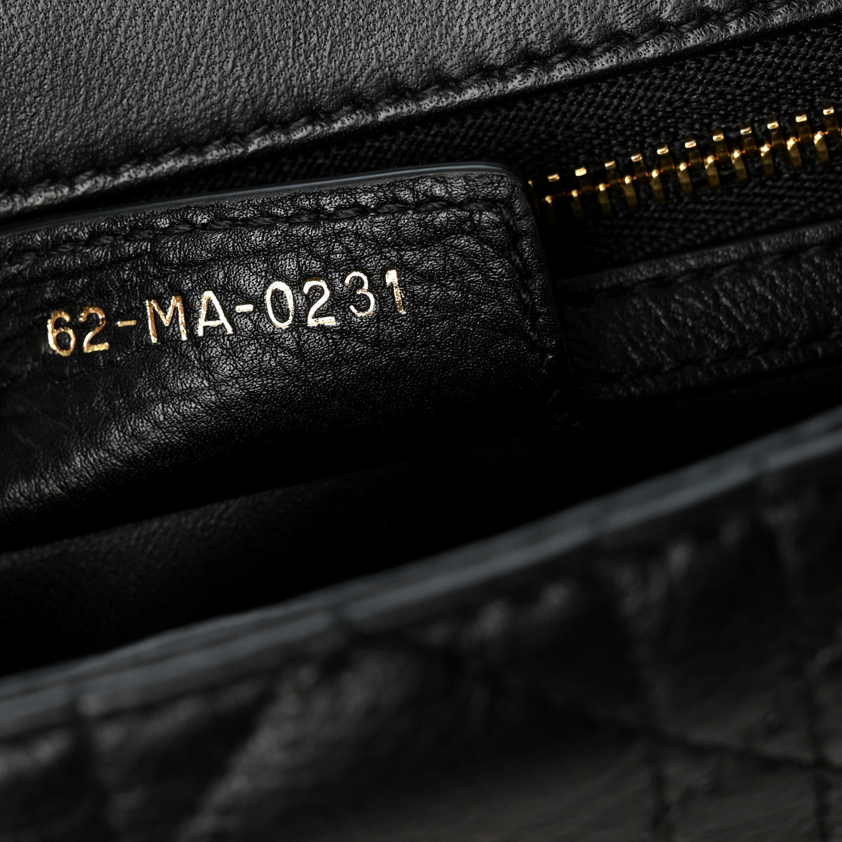 Christian Dior Calfskin Cannage Small Caro Bag Black 11 of 11