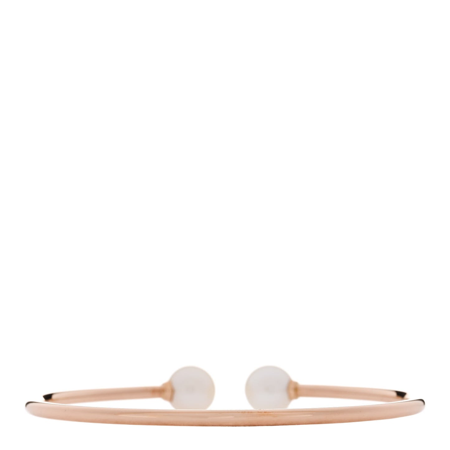 18K Rose Gold Pearl 8mm HardWear Ball Wire Bracelet