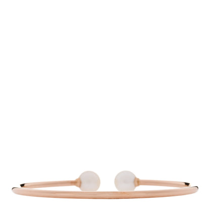 Tiffany 18K Rose Gold Pearl 8mm HardWear Ball Wire Bracelet 2 of 3