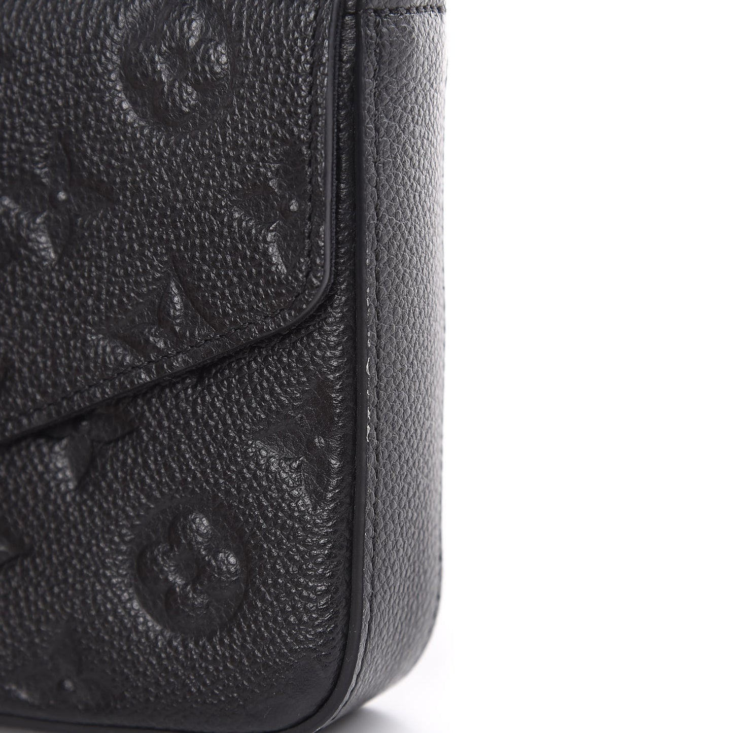 Empreinte Pochette Felicie Chain Wallet Black