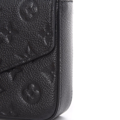 Louis Vuitton Empreinte Pochette Felicie Chain Wallet Black 11 of 12