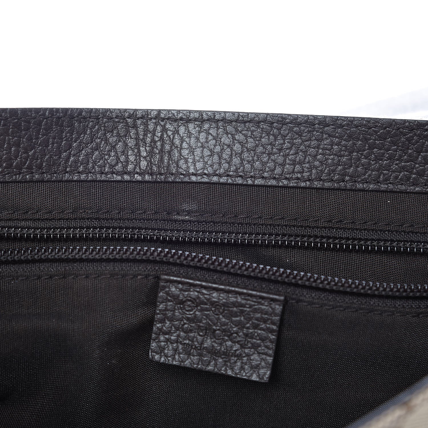 Gucci Monogram Flap Messenger Bag Beige Dark Brown 8 of 11