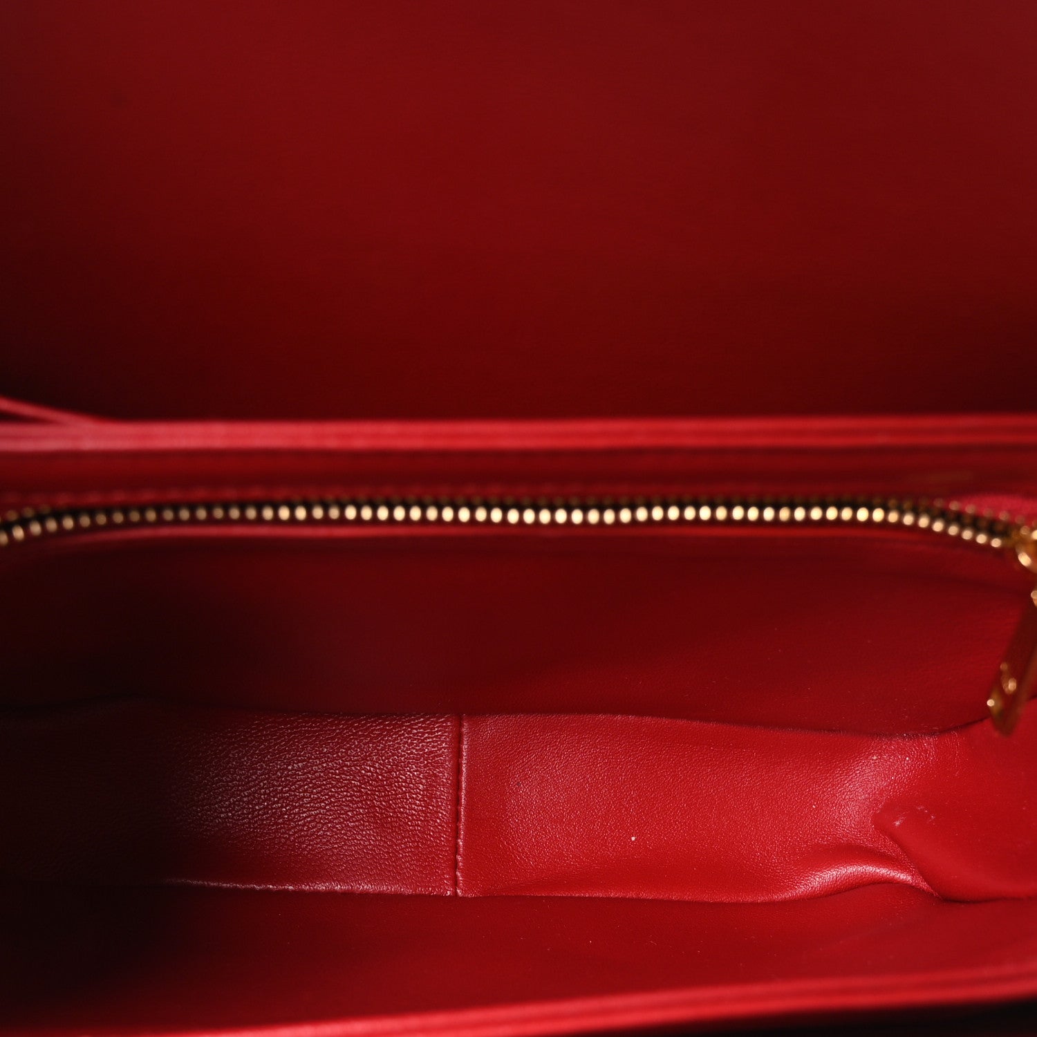 Celine Shiny Calfskin Teen Triomphe Red 5 of 10