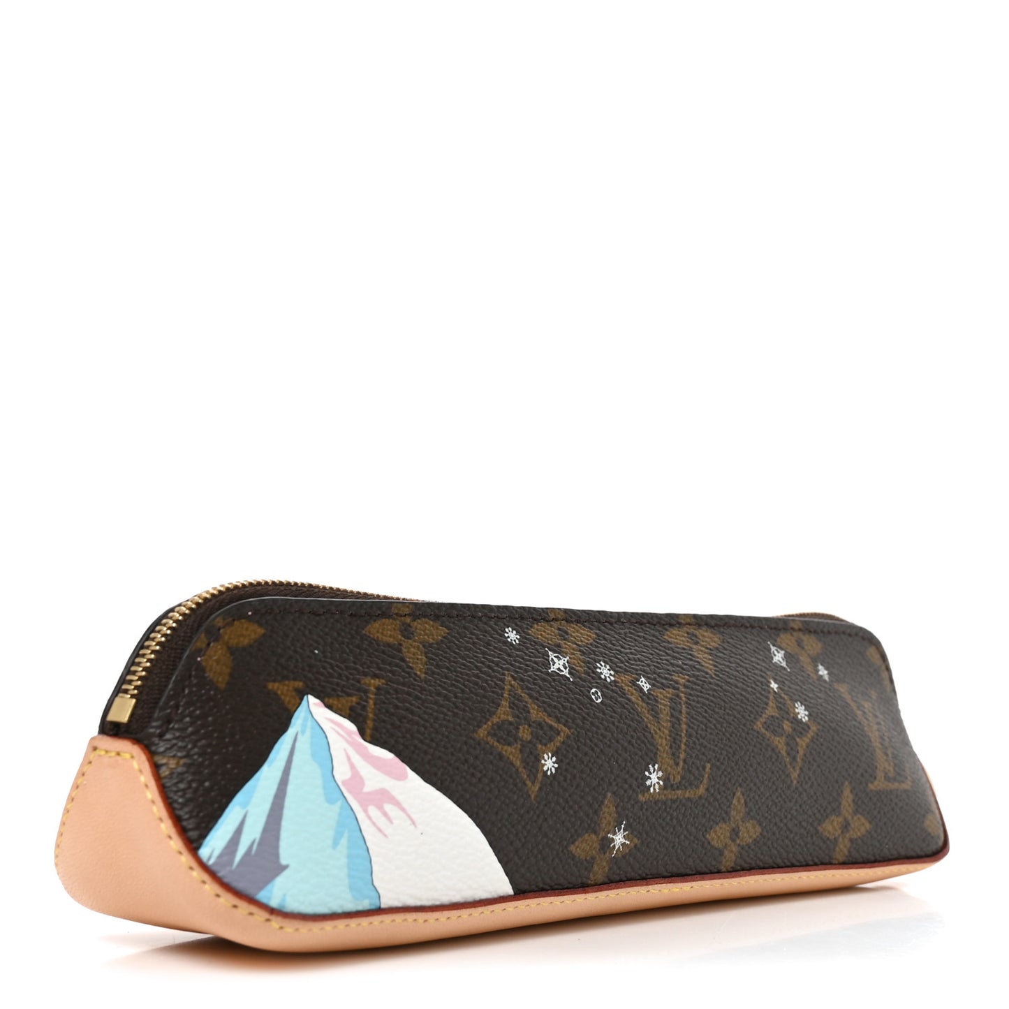 Monogram 2023 Christmas Animation Alpine Pencil Pouch Pink