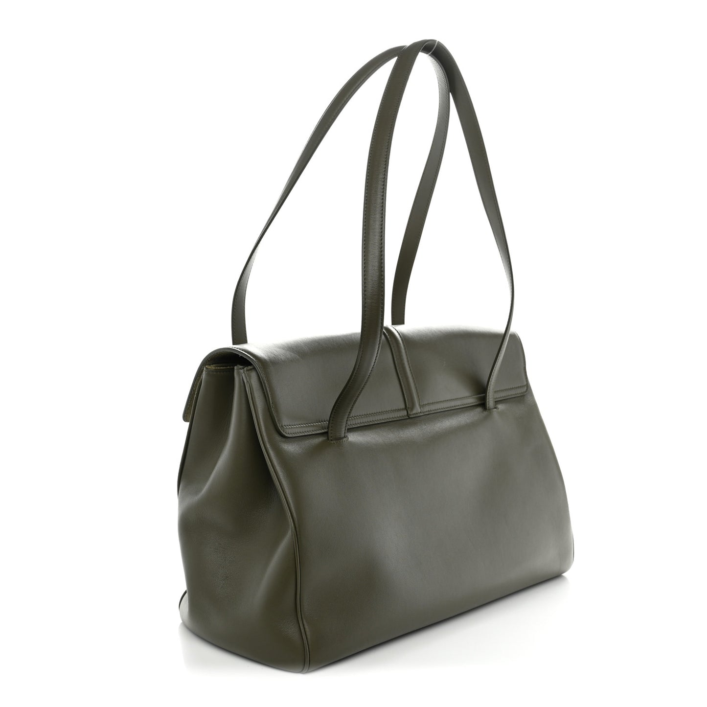 Calfskin Large Soft 16 Bag Dark Olive