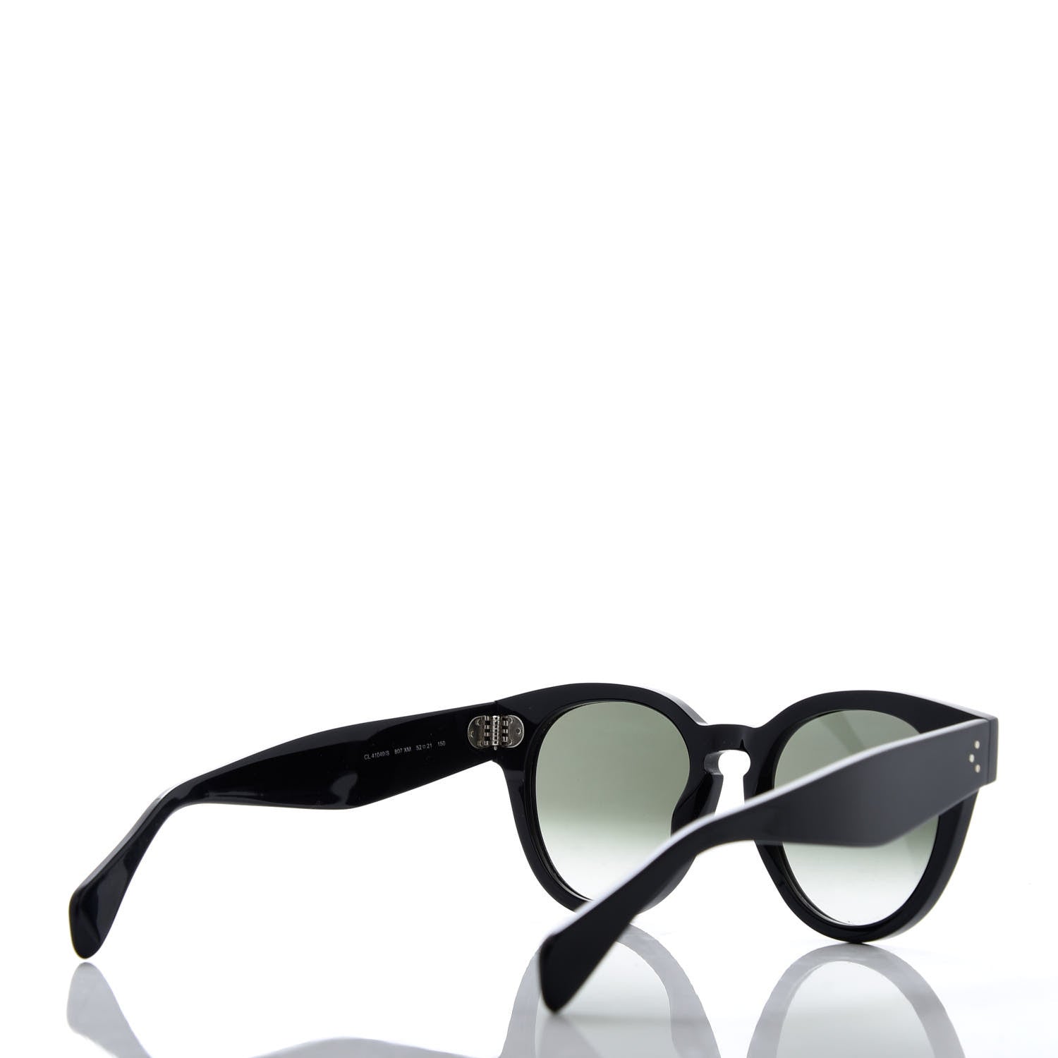 Celine Thin Preppy Sunglasses CL 41049/S Black 4 of 7
