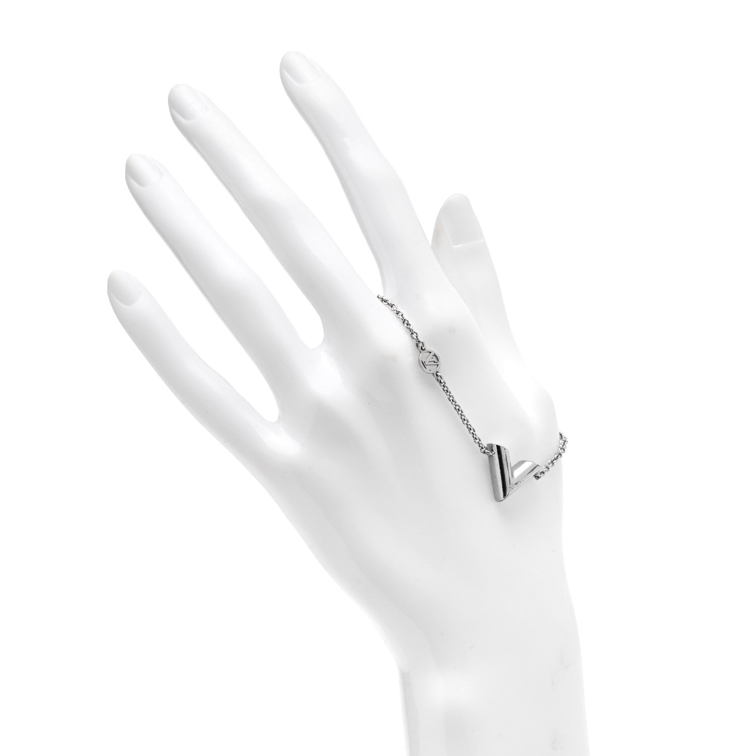 Louis Vuitton Essential V Supple Bracelet Silver 2 of 6