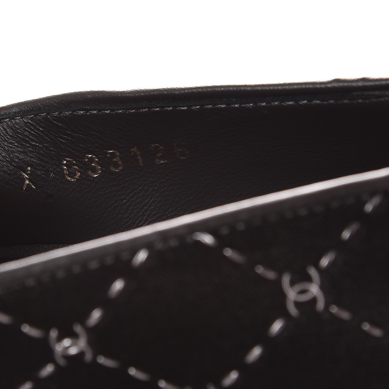 Chanel Velvet Moccasin Loafers 37 Grey 8 of 9