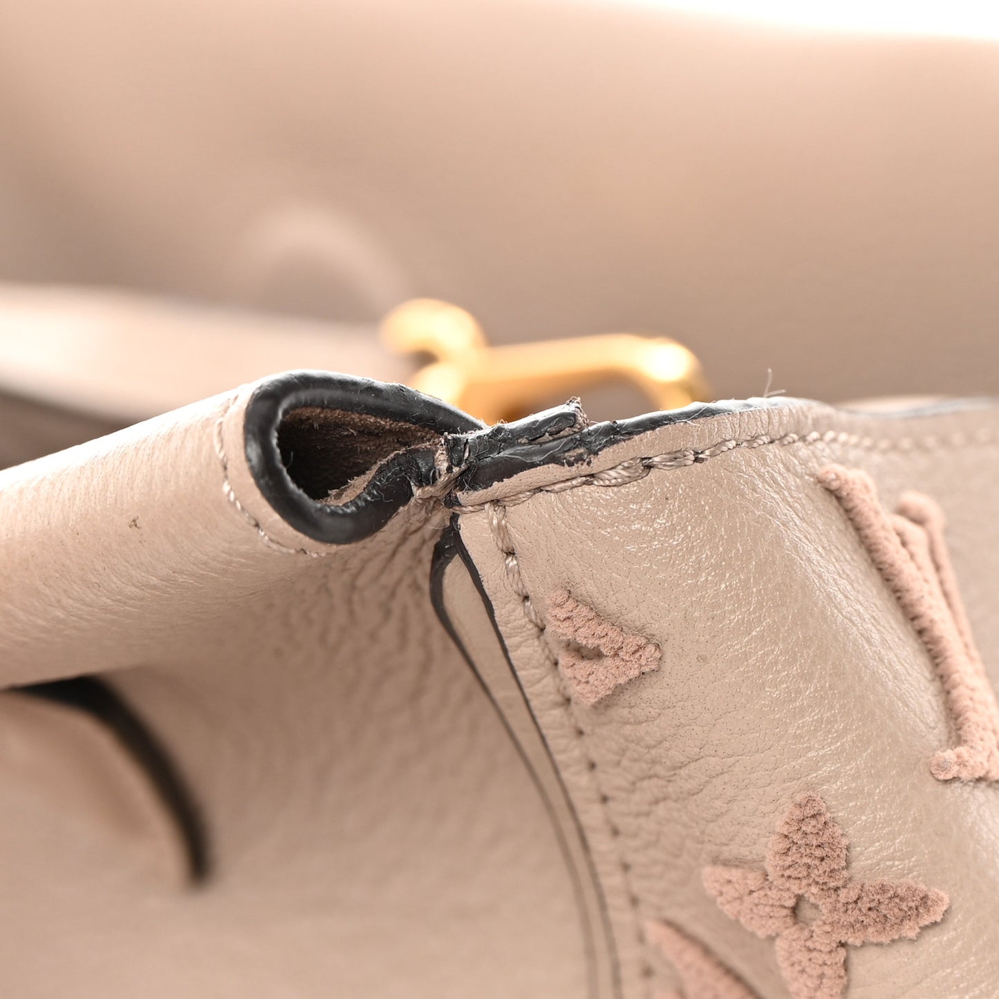 Veau Cachemire Tote W PM Galet