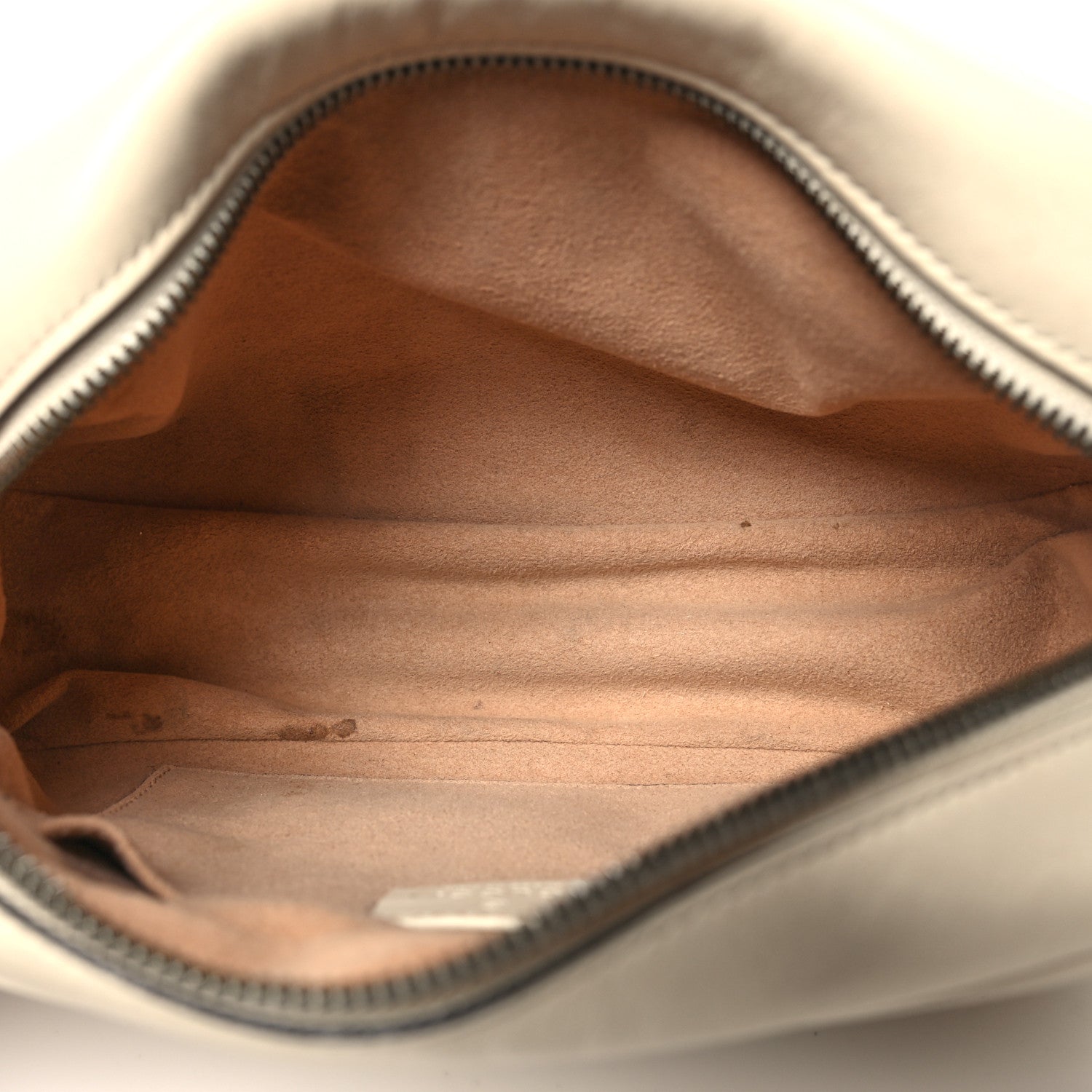 Gucci Calfskin Matelasse Small GG Marmont Chain Shoulder Bag White 5 of 12