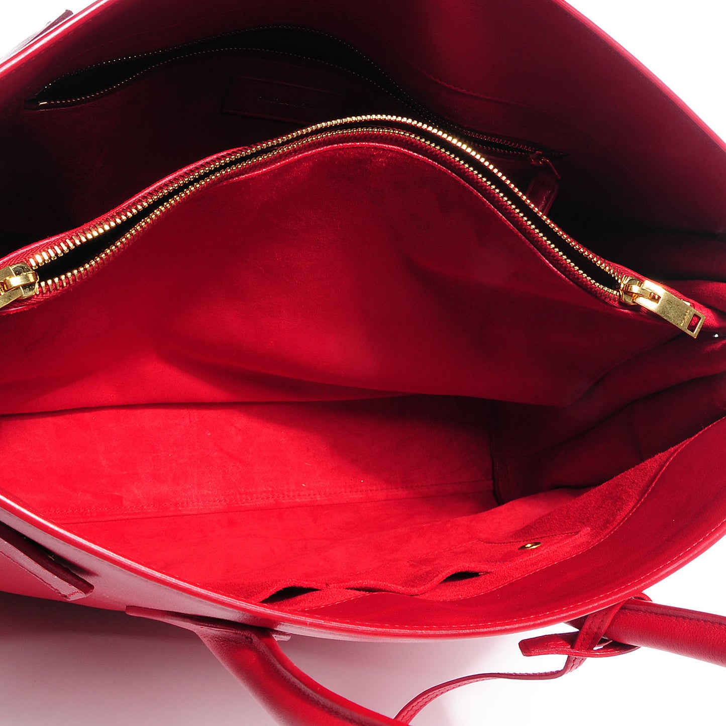 Smooth Grained Calfskin Large Sac de Jour Carryall Rouge Orient