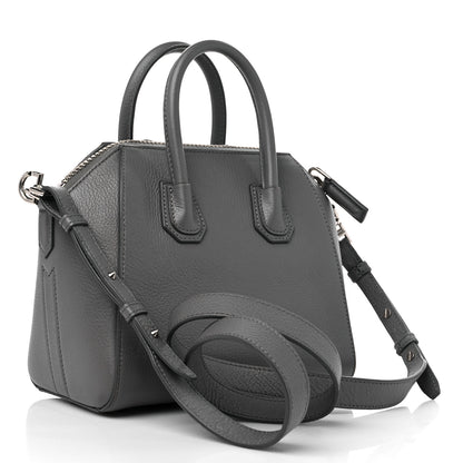 Givenchy Sugar Goatskin Mini Antigona Pearl Grey 3 of 14