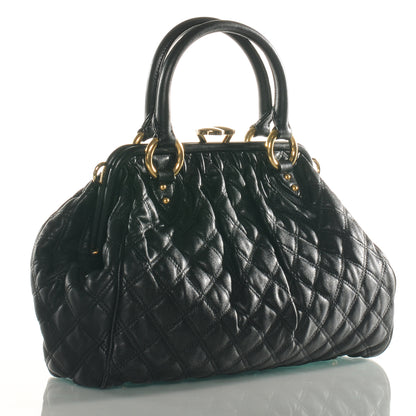 Marc Jacobs Quilted Leather Stam Black 3 of 7