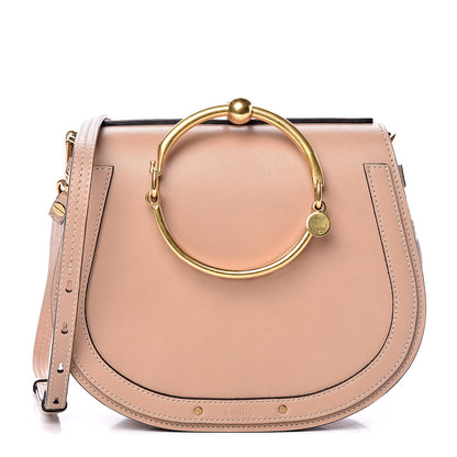 Chloe Calfskin Suede Medium Nile Bracelet Bag Biscotti Beige 1 of 11