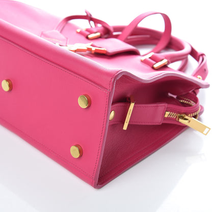 Saint Laurent Calfskin Monogram Baby Cabas Fuchsia 7 of 10