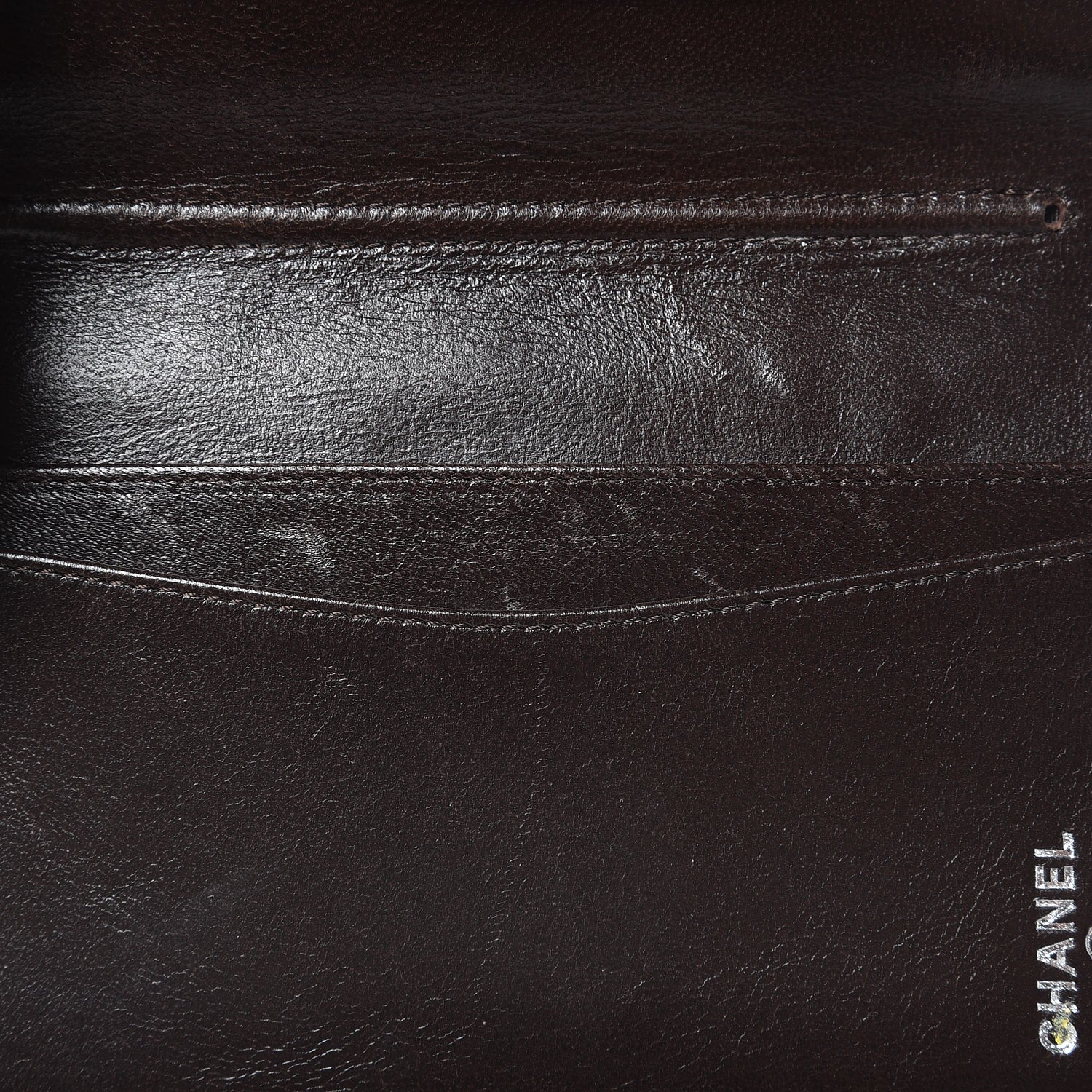 Chanel Glazed Lambskin Quilted Agenda Cover Brown 9 of 10