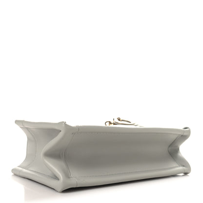 Christian Dior Calfskin Macrocannage Mini Book Tote Grey 4 of 10