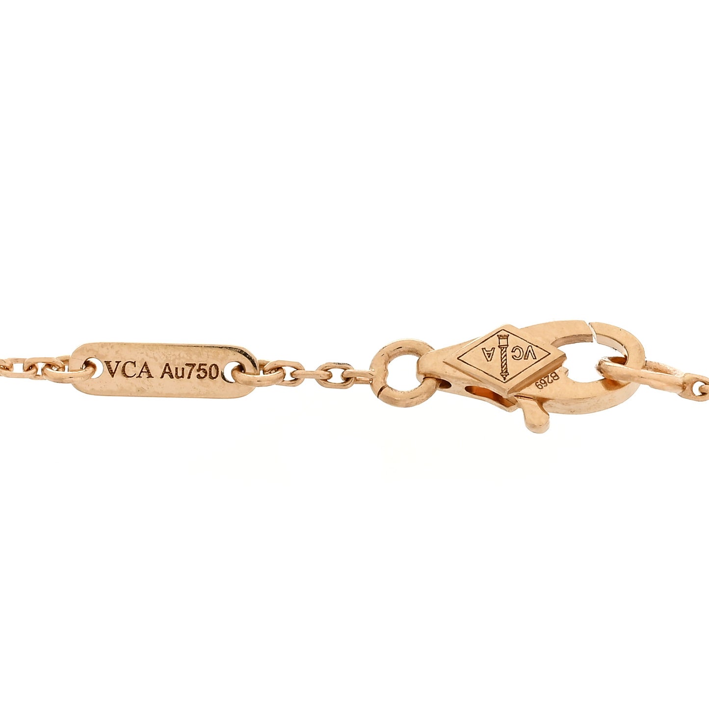 18K Rose Gold Carnelian Sweet Alhambra Bracelet