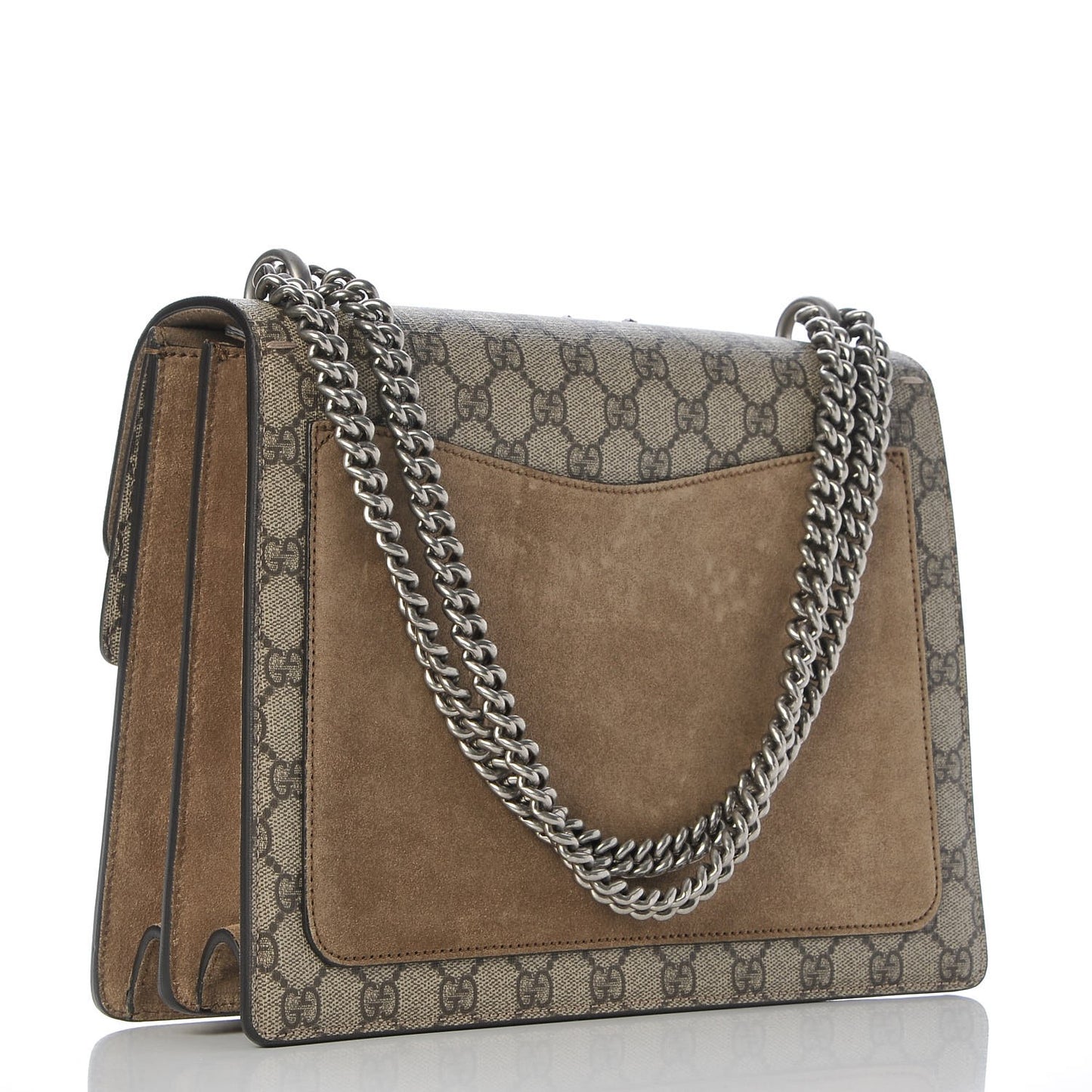GG Supreme Monogram Shooting Star Embroidered Medium Dionysus Shoulder Bag Beige