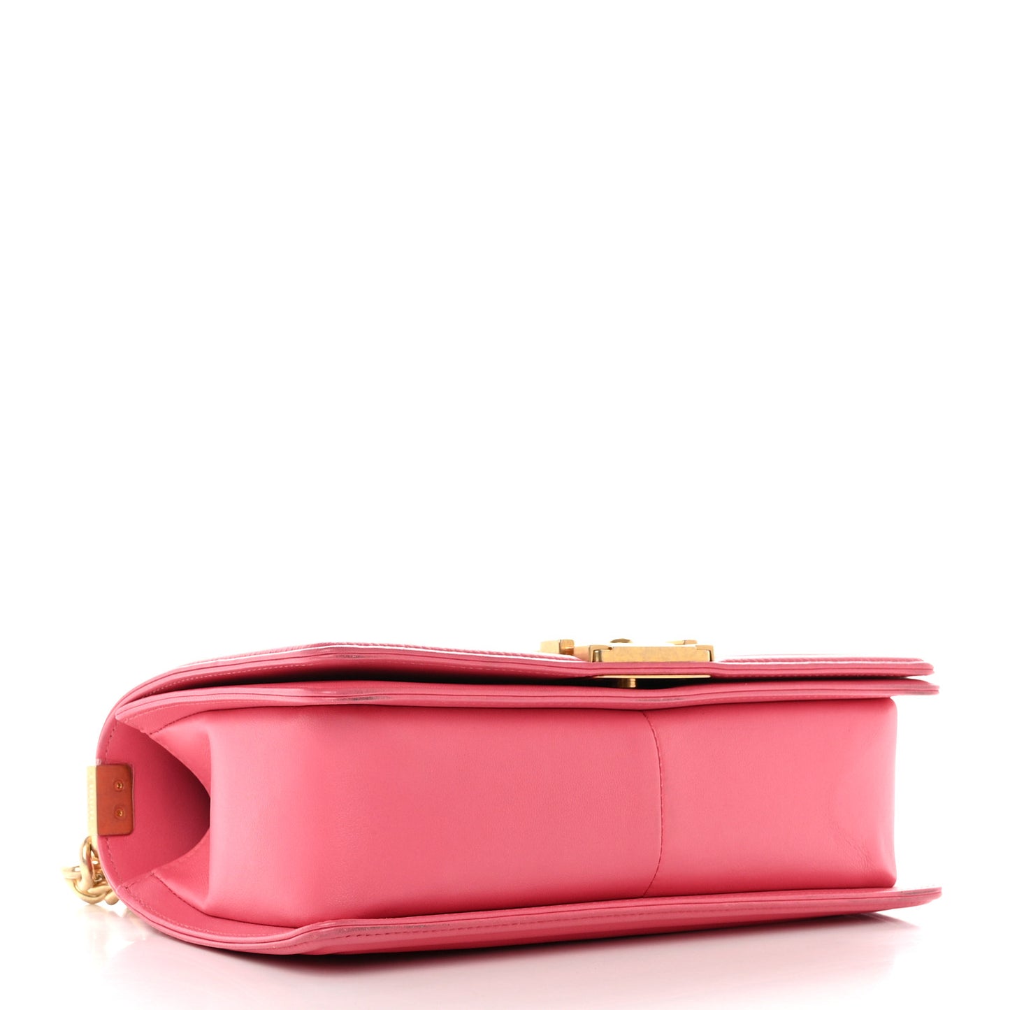 Lambskin Quilted Medium Boy Flap Pink