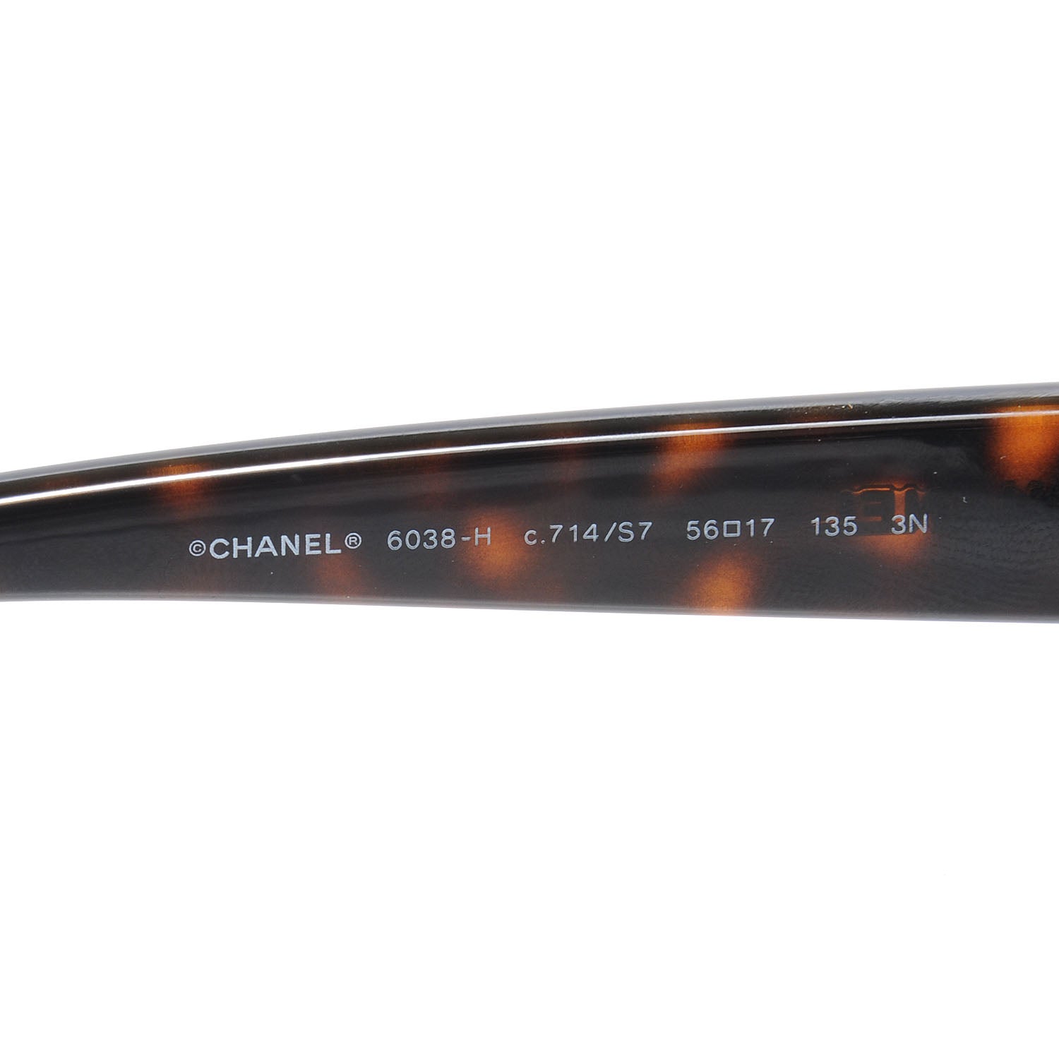 Chanel Freshwater Cultured Pearl Butterfly Sunglasses 6038 H Tortoise 4 of 5