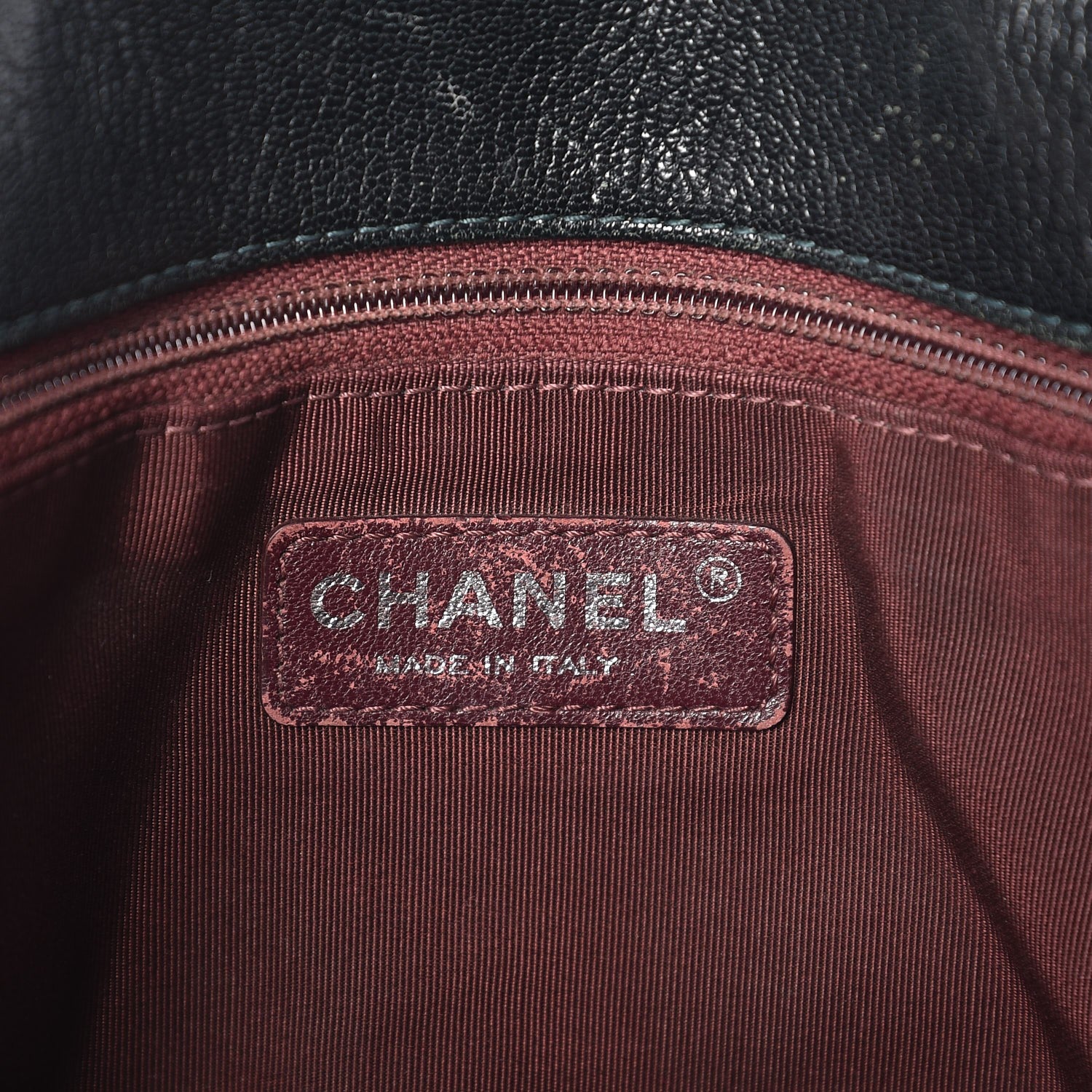 Chanel Goatskin Ombre Faded Quilted New Medium Boy Flap Dark Green 6 of 13