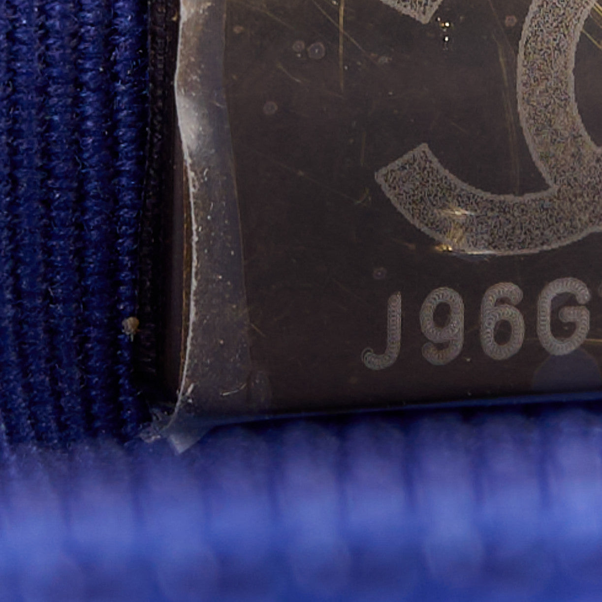Chanel Caviar Quilted Boy Wallet On Chain WOC Blue 8 of 12