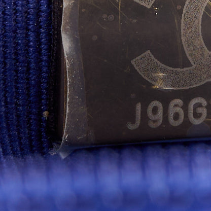 Chanel Caviar Quilted Boy Wallet On Chain WOC Blue 8 of 12