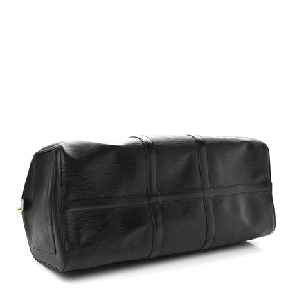 Louis Vuitton Epi Keepall 50 Black 4 of 10