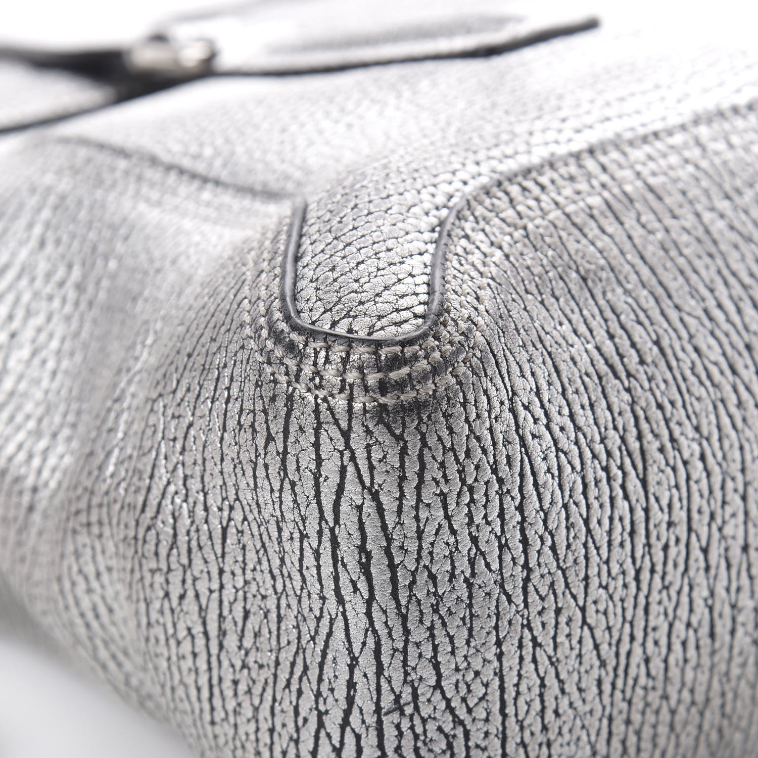 3.1 Phillip Lim 3.1 Textured Calfskin Medium Pashli Satchel Silver 12 of 16