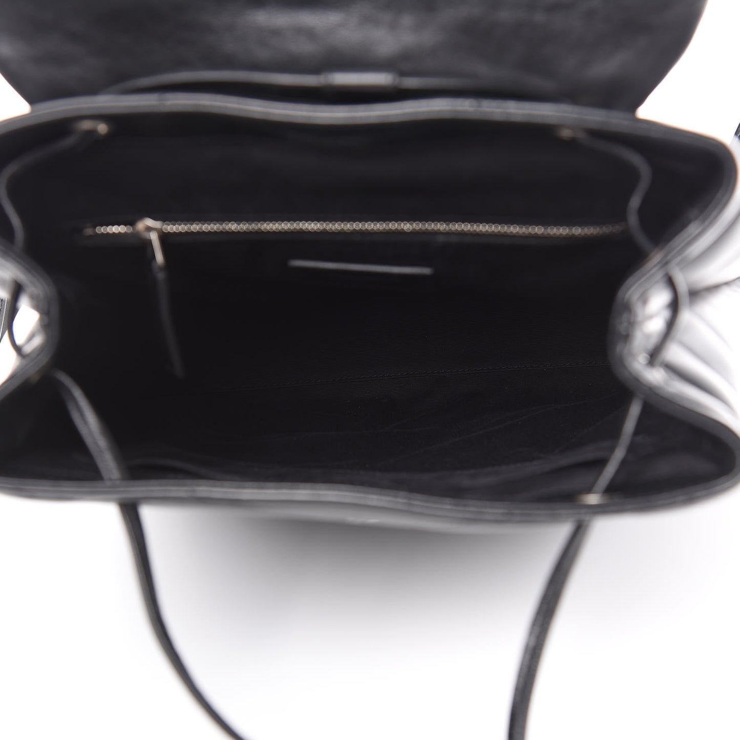 Calfskin Y Quilted Monogram Medium Loulou Backpack Black