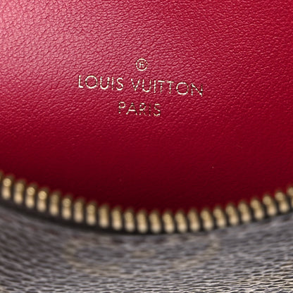 Louis Vuitton Monogram Felicie Chain Wallet Zippered Insert Fuchsia 6 of 7