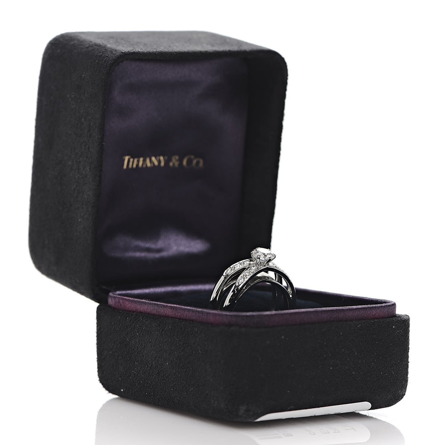 Platinum Diamond .50ct X Solitaire Engagement Ring 49 5