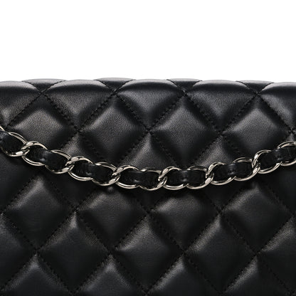Chanel Lambskin Quilted Maxi Single Flap Black 8 of 10