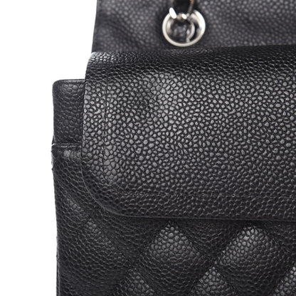 Chanel Caviar Quilted Medium Double Flap Black 7 of 10