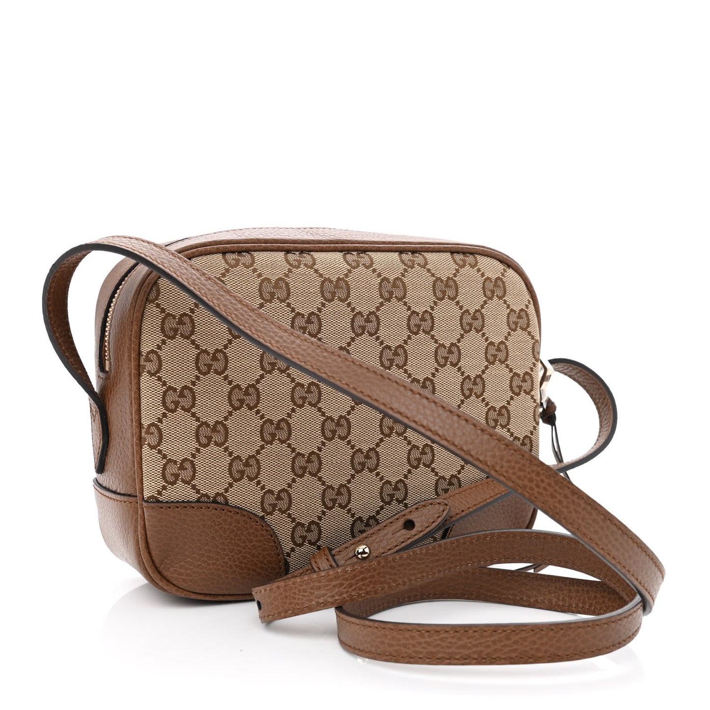 Monogram Mini Bree Messenger Bag Beige Tabacco