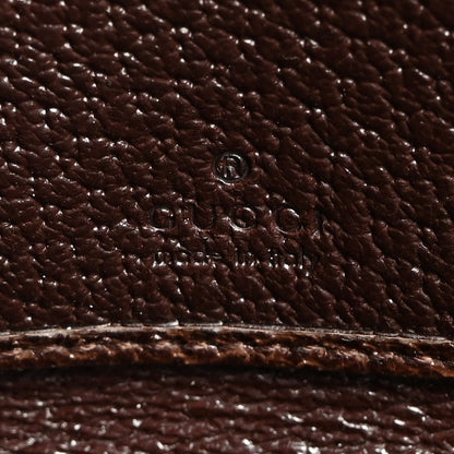 Gucci Monogram Metal Bar Zip Around Wallet Dark Brown 6 of 7