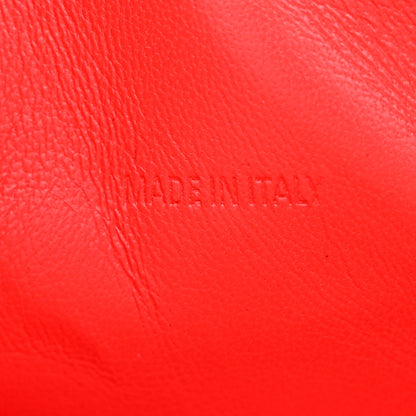 Balenciaga Smooth Calfskin Crystal Diagonal Allover Logo Hourglass Top Handle Bag XS Flame 7 of 11