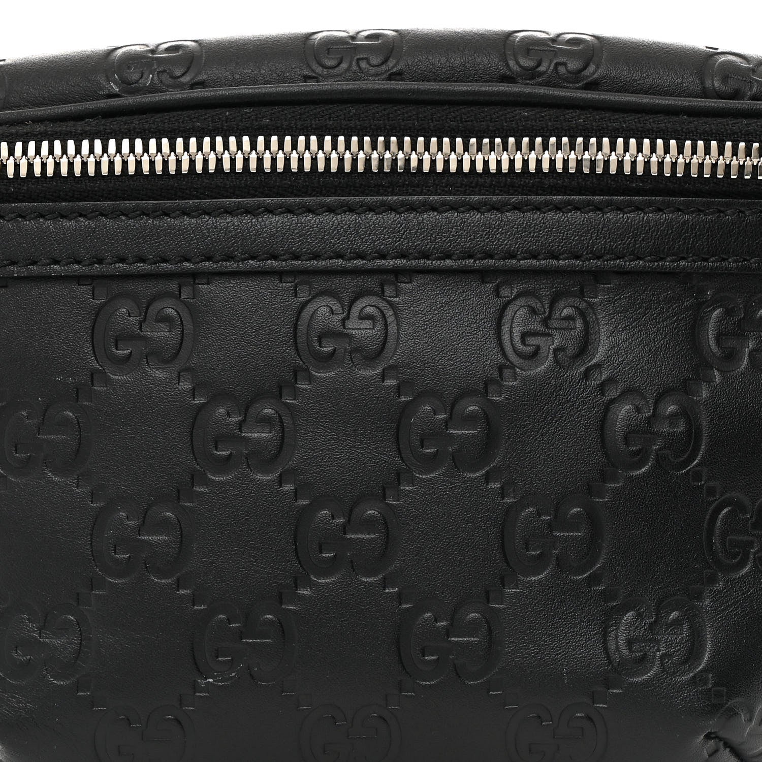 Gucci Guccissima Belt Bag Black 8 of 11