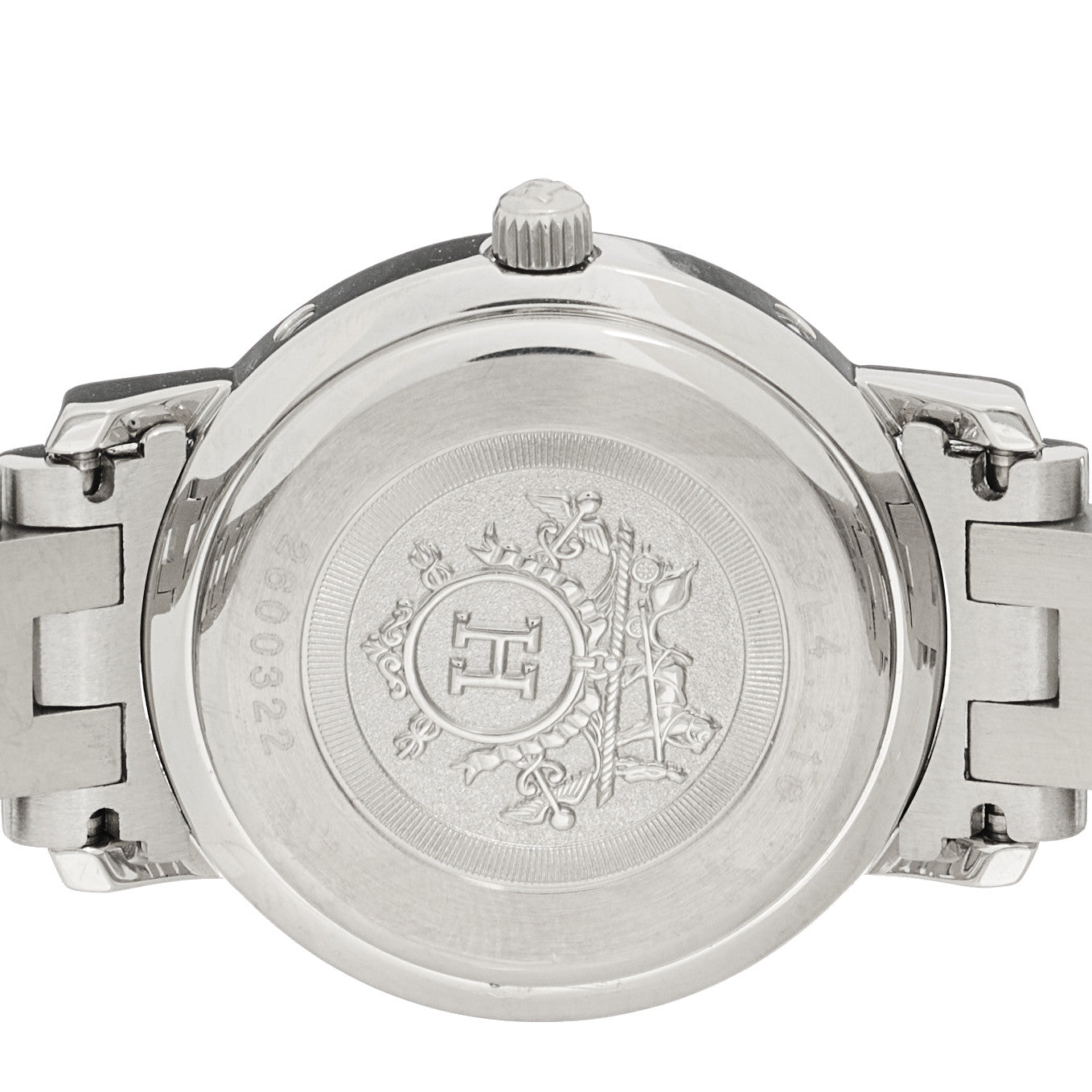 Stainless Steel 24mm Clipper Quartz Watch White