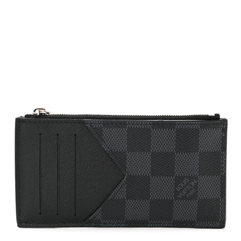 LOUIS VUITTON Damier Graphite Coin Card Holder