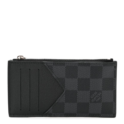 Louis Vuitton LOUIS VUITTON Damier Graphite Coin Card Holder 1 of 6