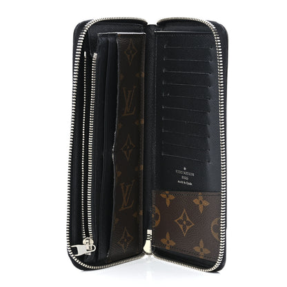 Louis Vuitton Monogram Macassar Vertical Zippy Wallet 6 of 12