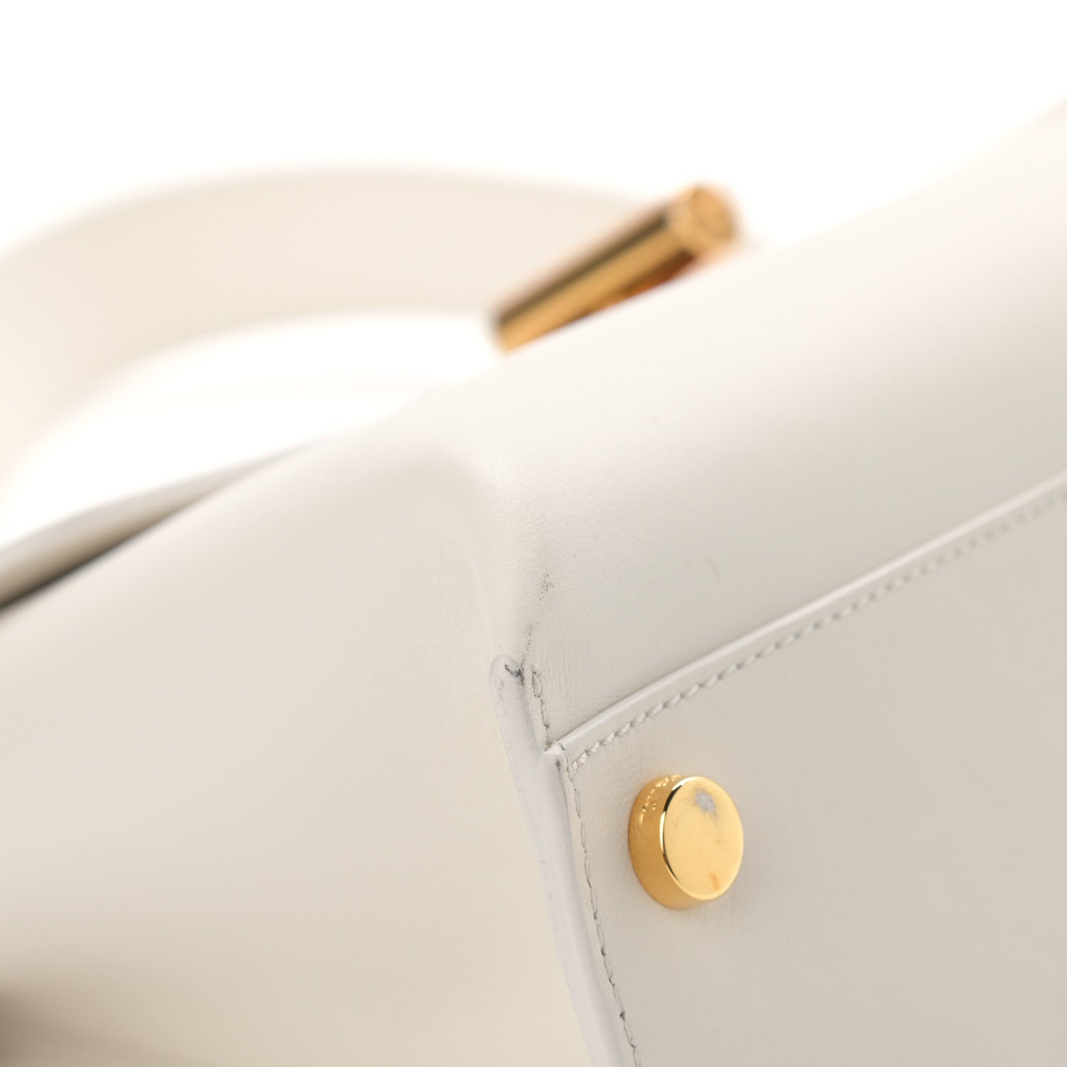 Tom Ford Calfskin Natalia Shoulder Bag Chalk 7 of 12