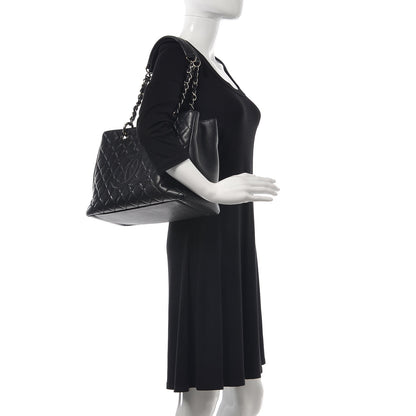 Chanel Caviar Quilted Grand Shopping Tote GST Black 2 of 9